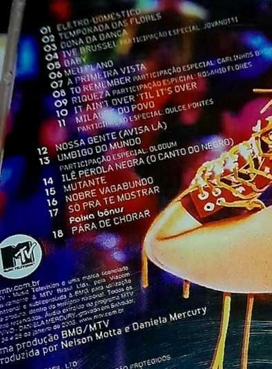 CD Daniela Mercury MTV