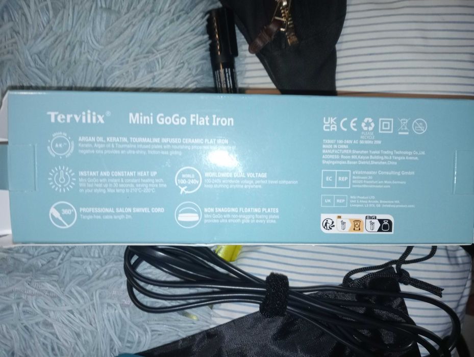 Mini prostownica, idealna do torebki, Terviiix Mini Go Go, nowa
