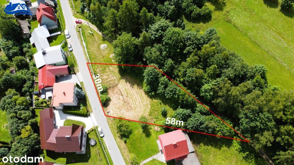 Działka budowlana w Gminie Krościenko nad Dunajcem