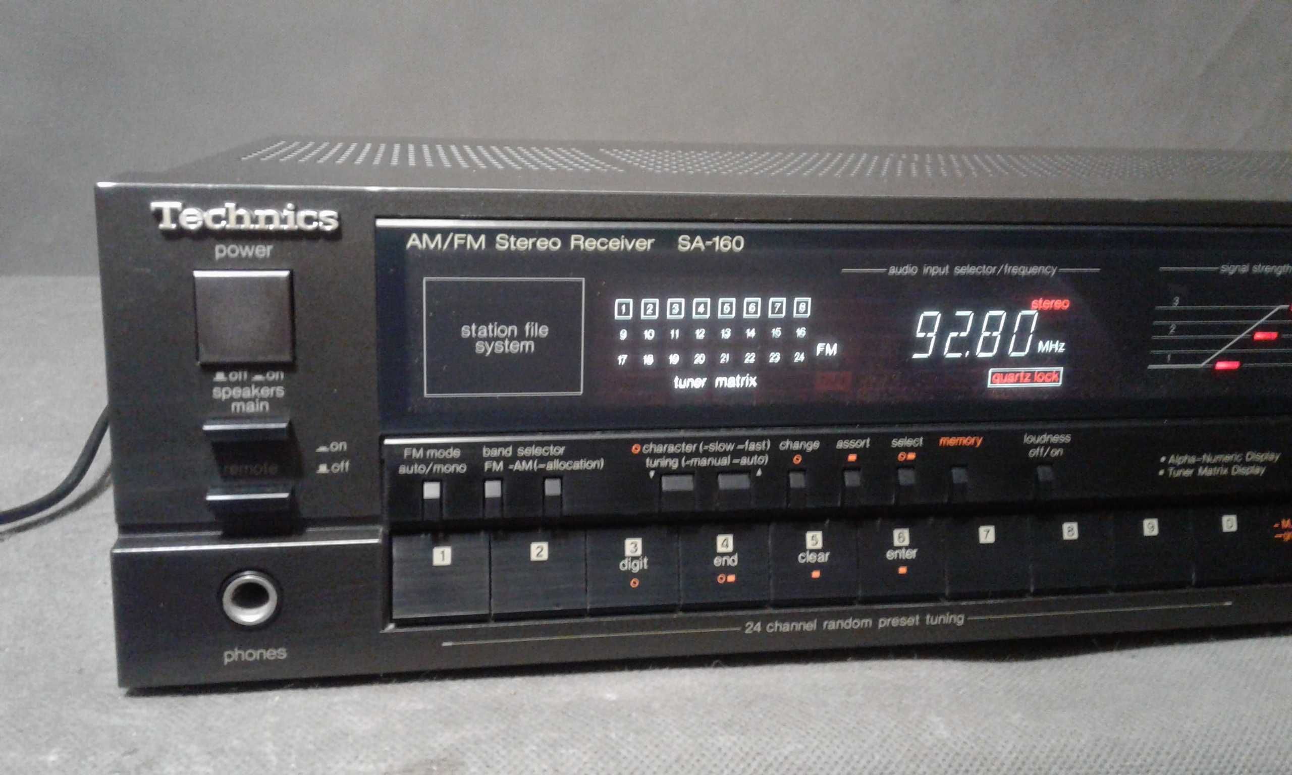 TECHNICS SA-160,amplituner z korektorem