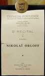 Programa Orpheon Portuense 1948 Nikolai Orloff