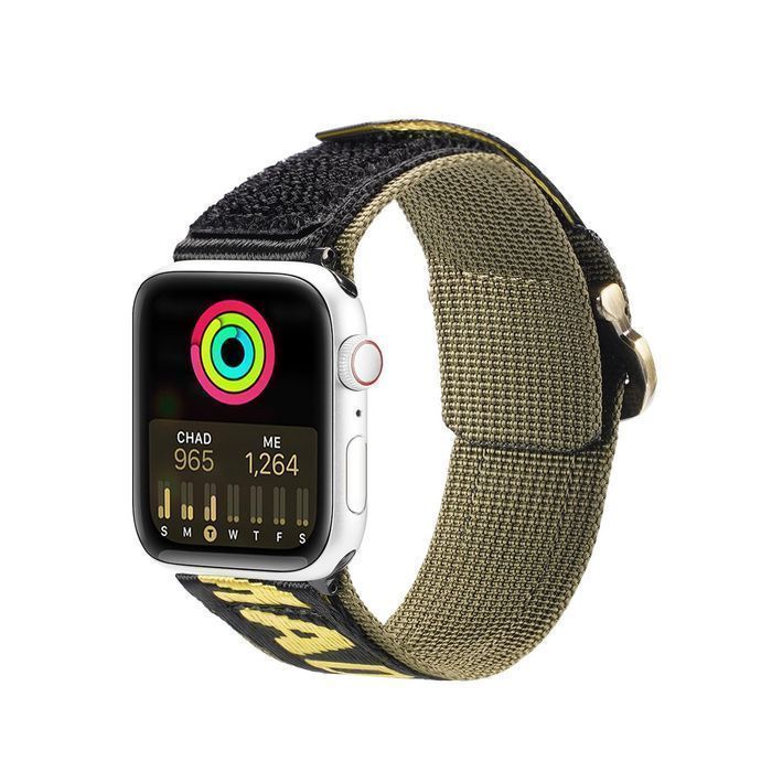 Pasek Nylonowy Dux Ducis Outdoor Apple Watch 42-49 mm Żółty