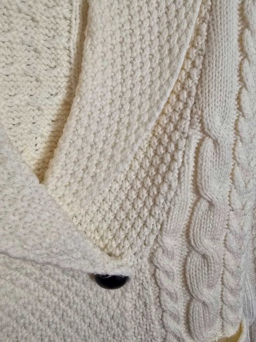 Pack Casacos de malha inverno - bege e roxo