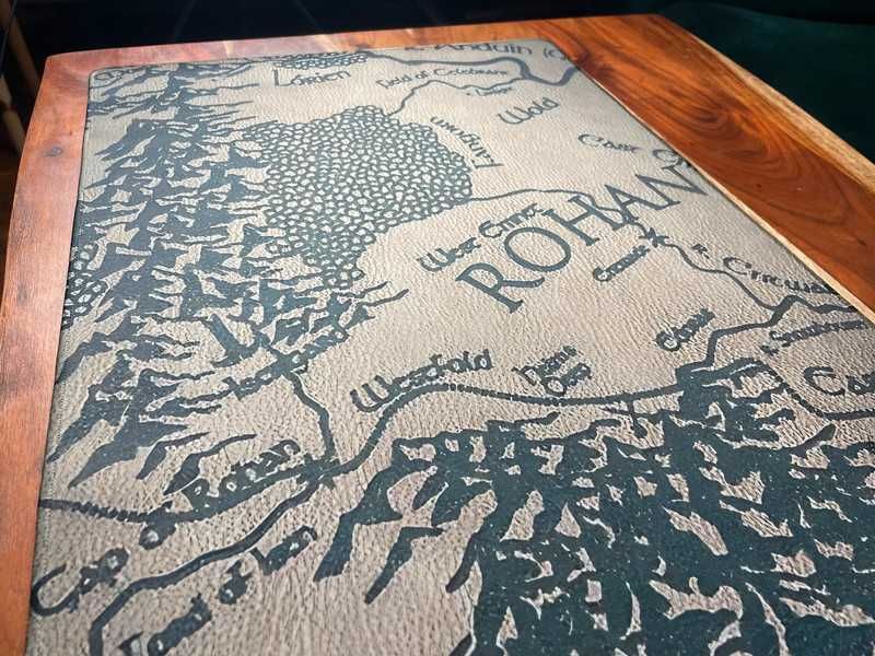 Duża Podkładka Władca Pierścieni 90x40x2 cm, Dla fanów Serii