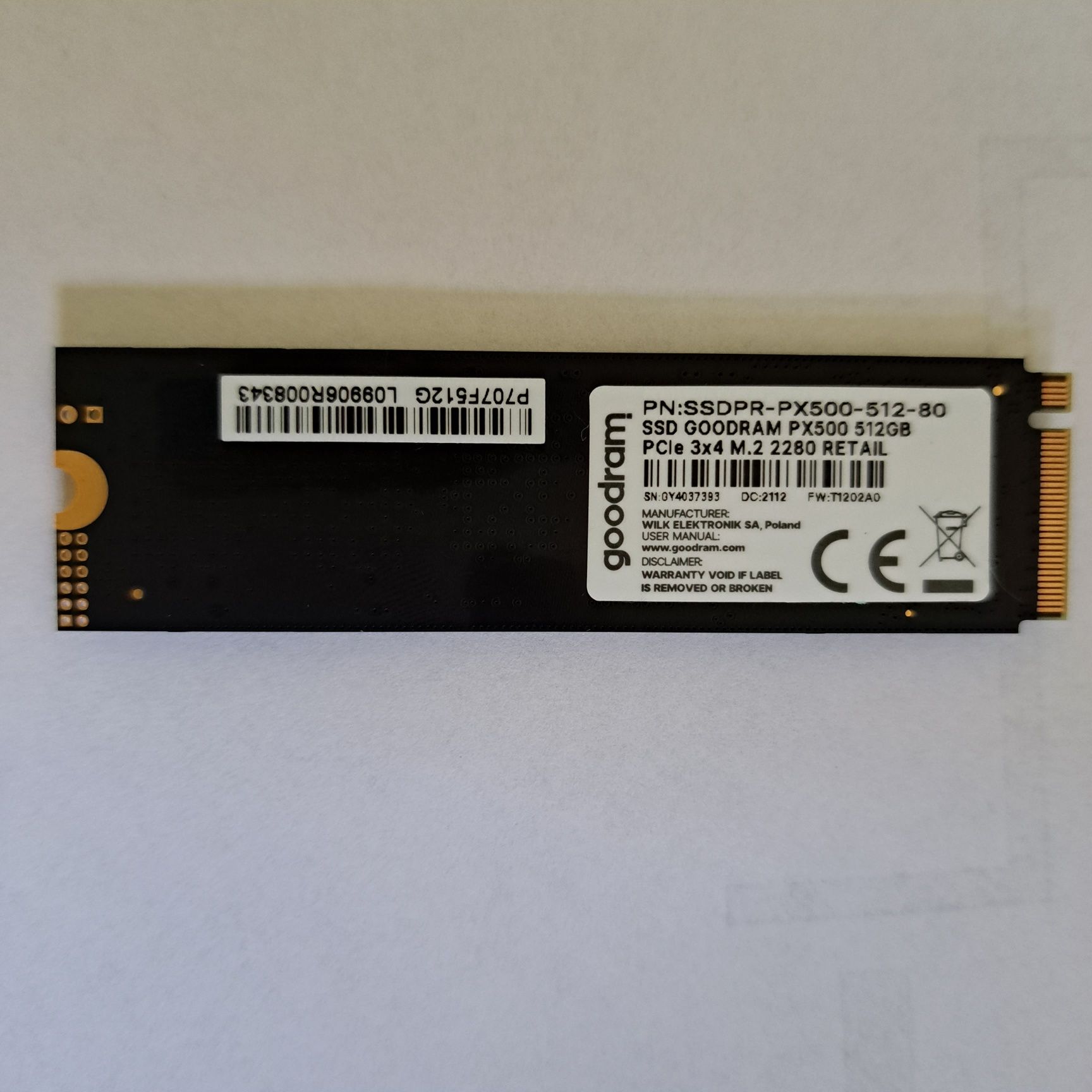 Dysk GoodRam PX500 512GB SSD