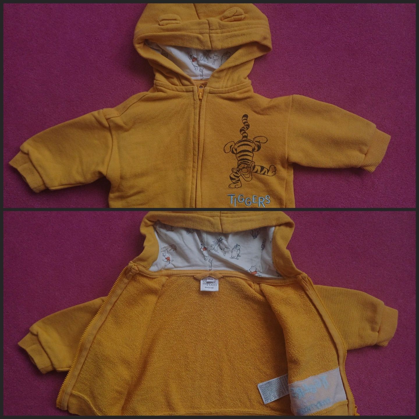 5szt, sweterek, bluzy, kamizelka, roz. 68