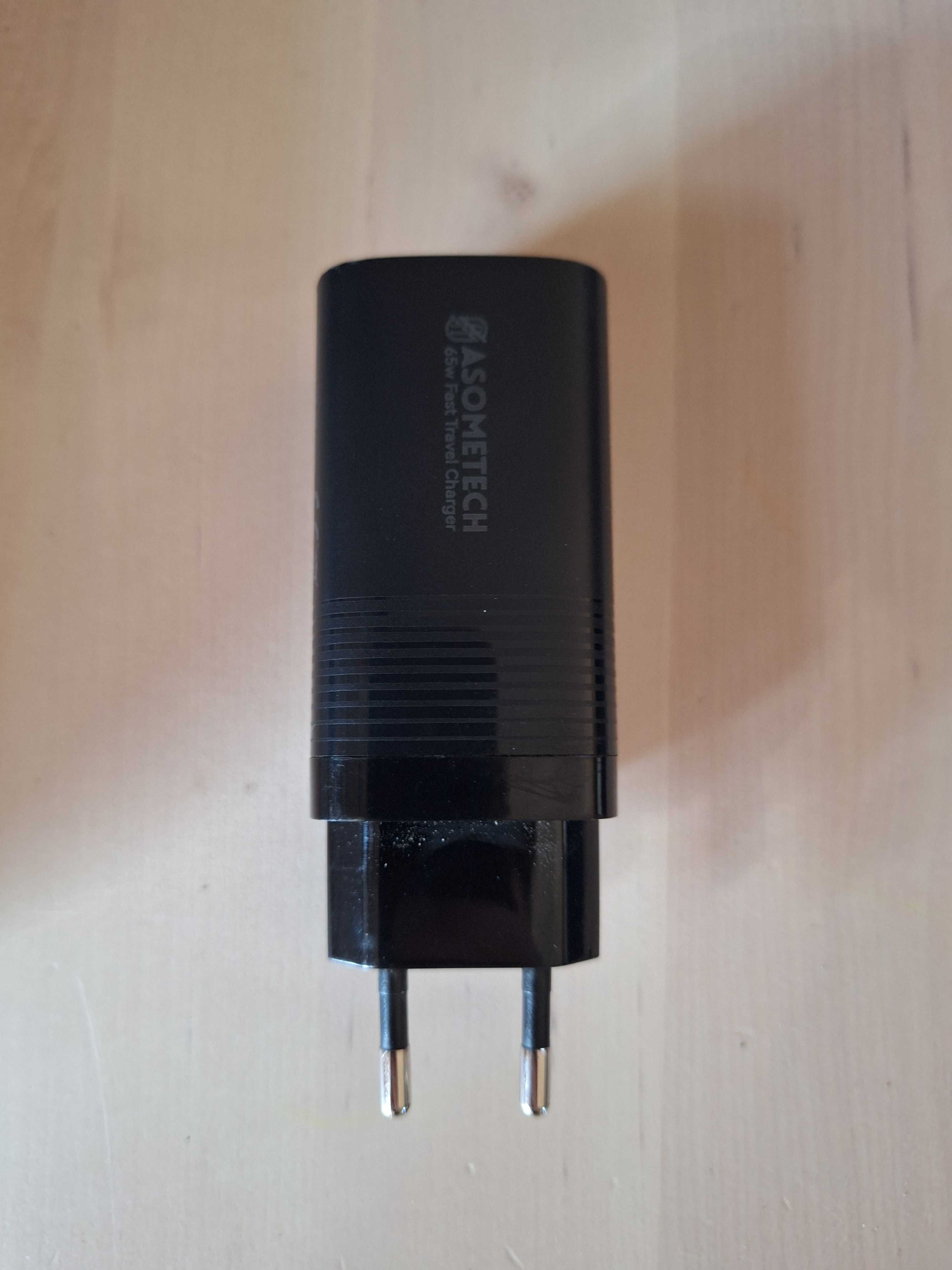 Ładowarka, zasilacz Asomtech 65W GaN
