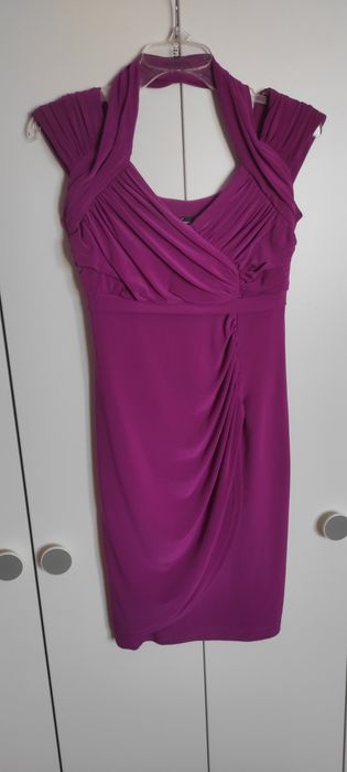 Sukienka r.36, kolor Malinowy