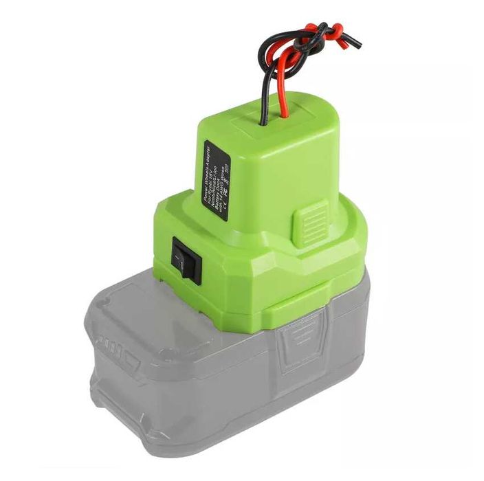 Adapter akumulatora Ryobi 18V, złącze wyprowadzenie napięcia konwerter