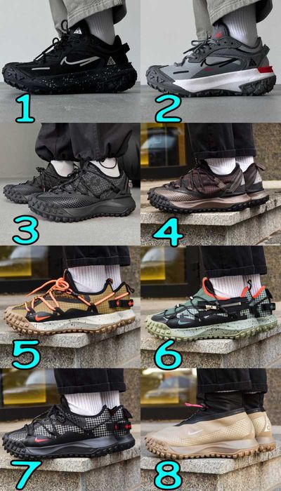 КРАЩА ЯКІСТЬ‼️Кросівки Nike ACG Mountain Fly, Fly 2,Gaiadome,Antarktik