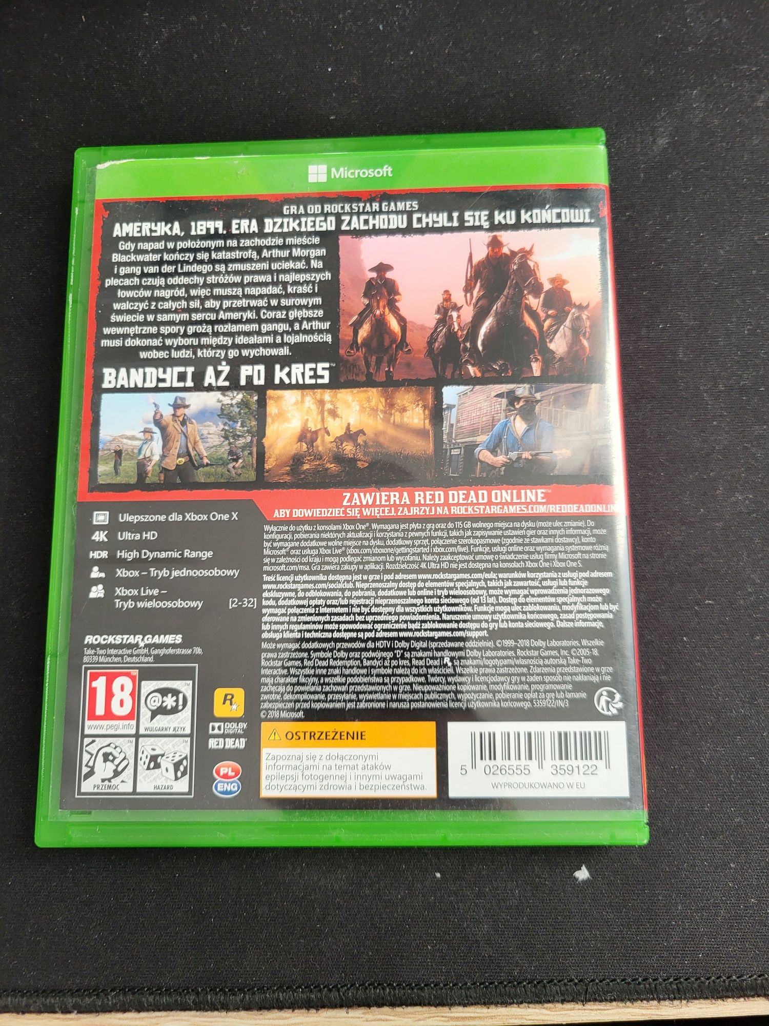 Red dead redemption 2 USZKODZONE