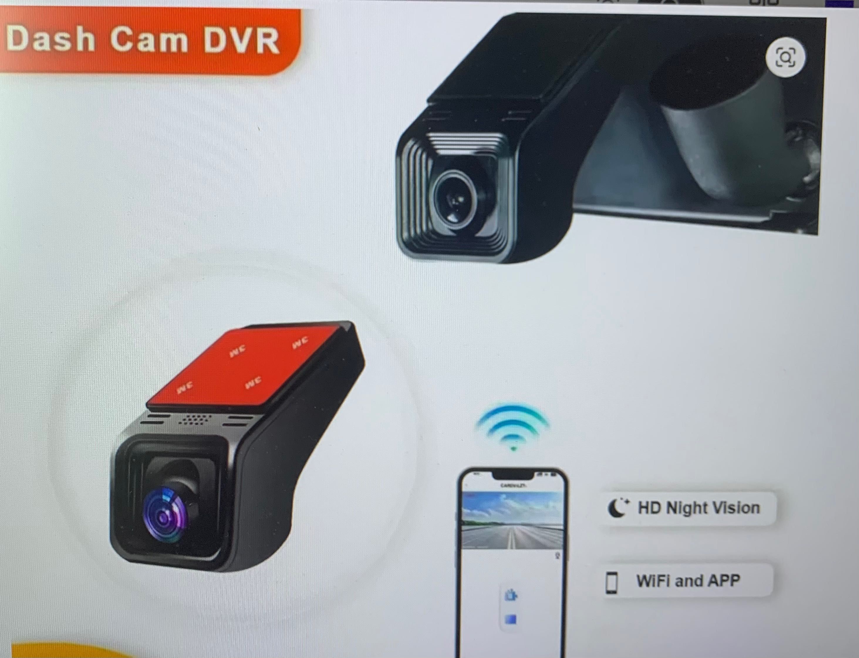 Відеореєстратор HD 4K 2160P WiFi