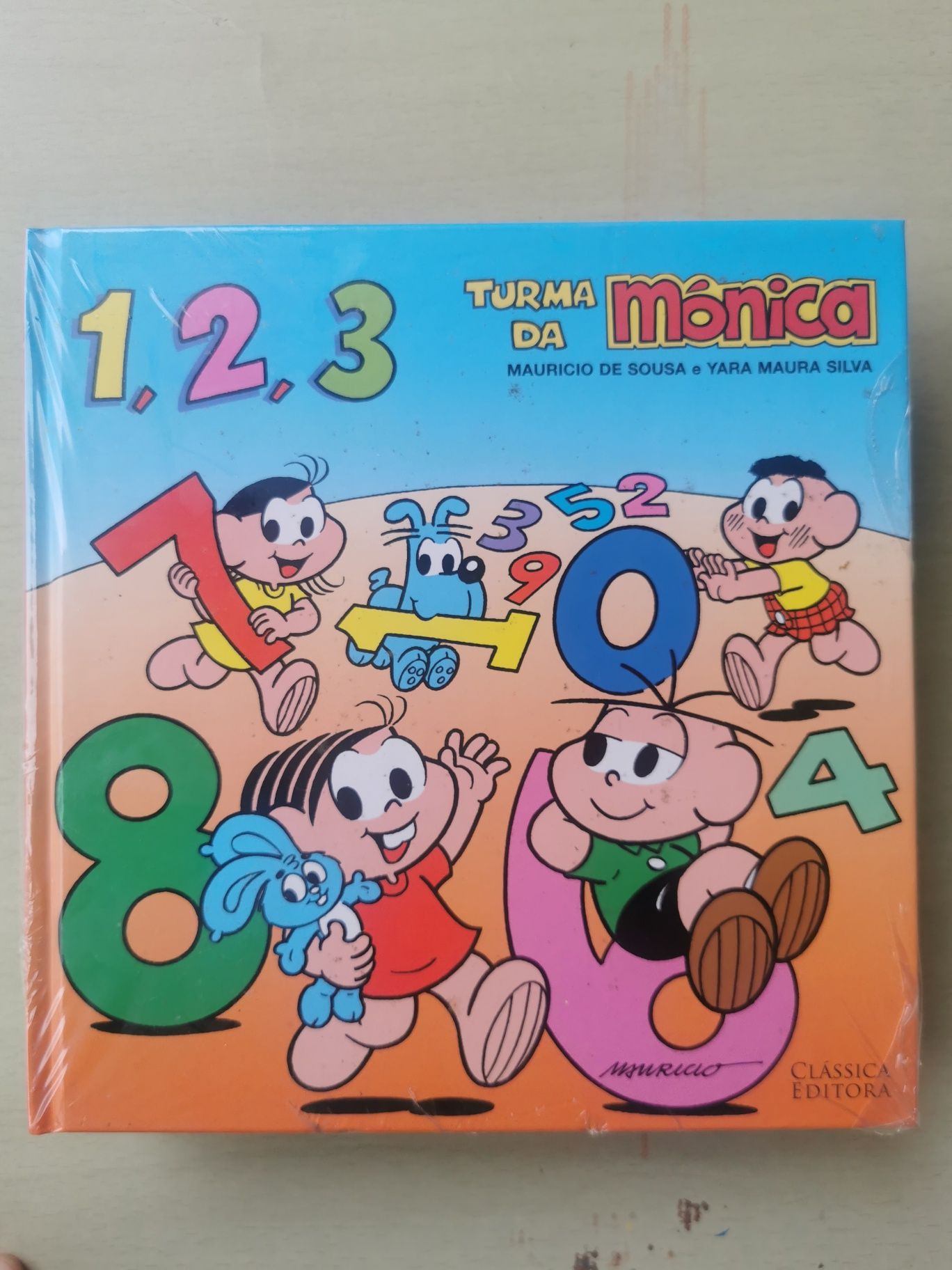 Coleção de 6 livros educacionais turma da Mónica gibi banda desenhada