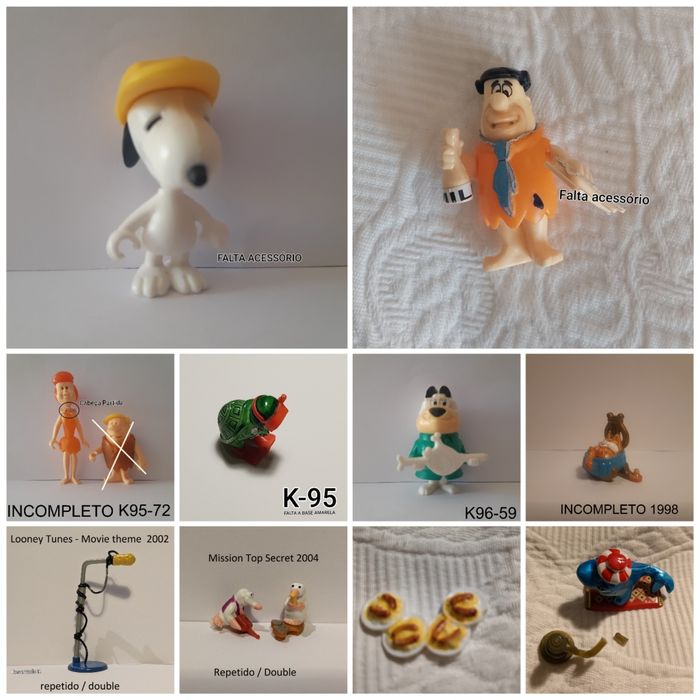 Bonecos da coleção kinder (Lote 2)