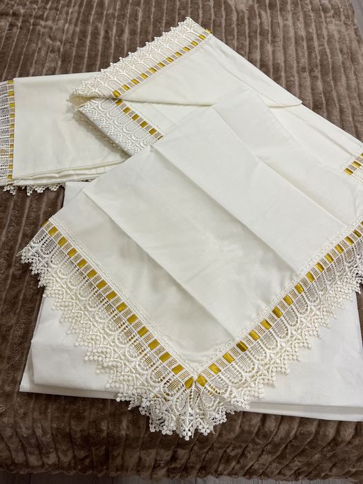 Набір постільної білизни+покривало, двоспальний, новий