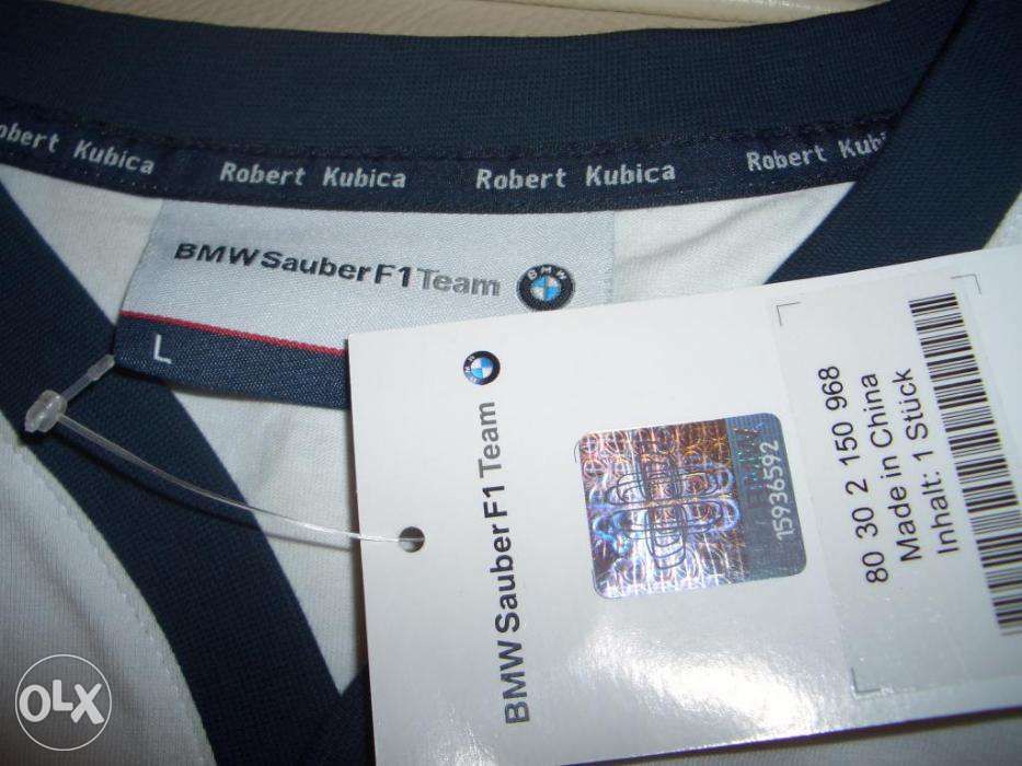 T-shirt BMW SAUBER FORMUŁA 1 Robert Kubica