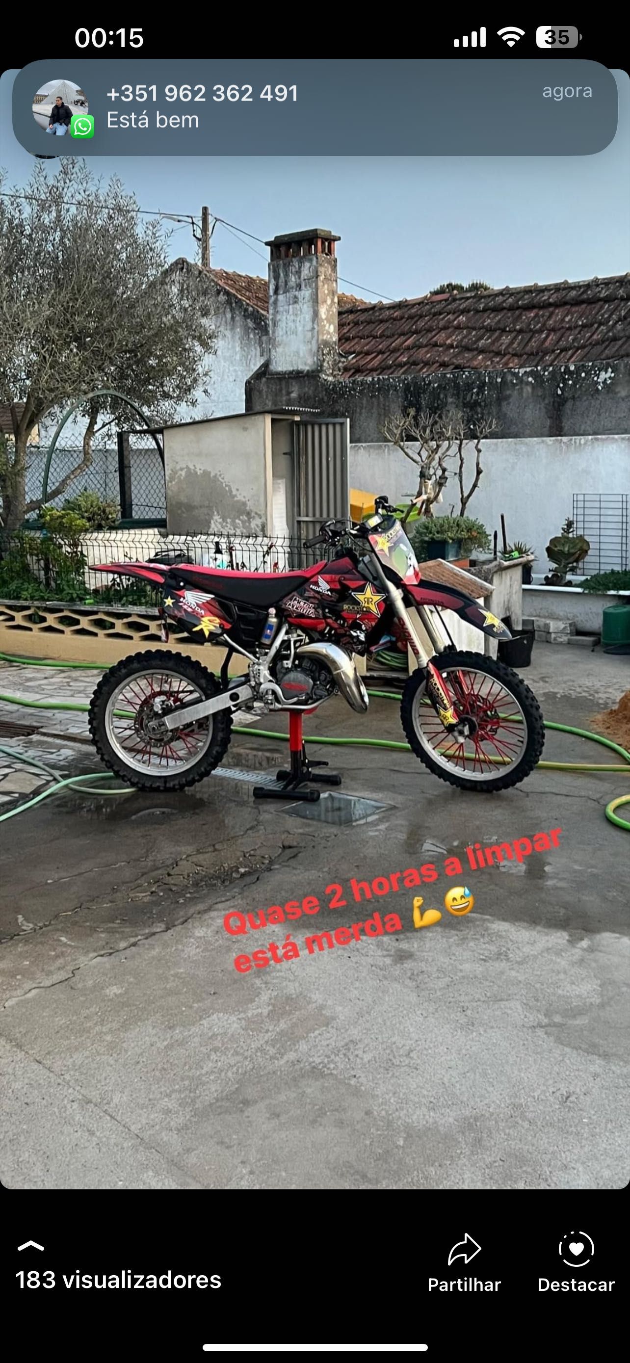 Honda cr 125 2 tempos