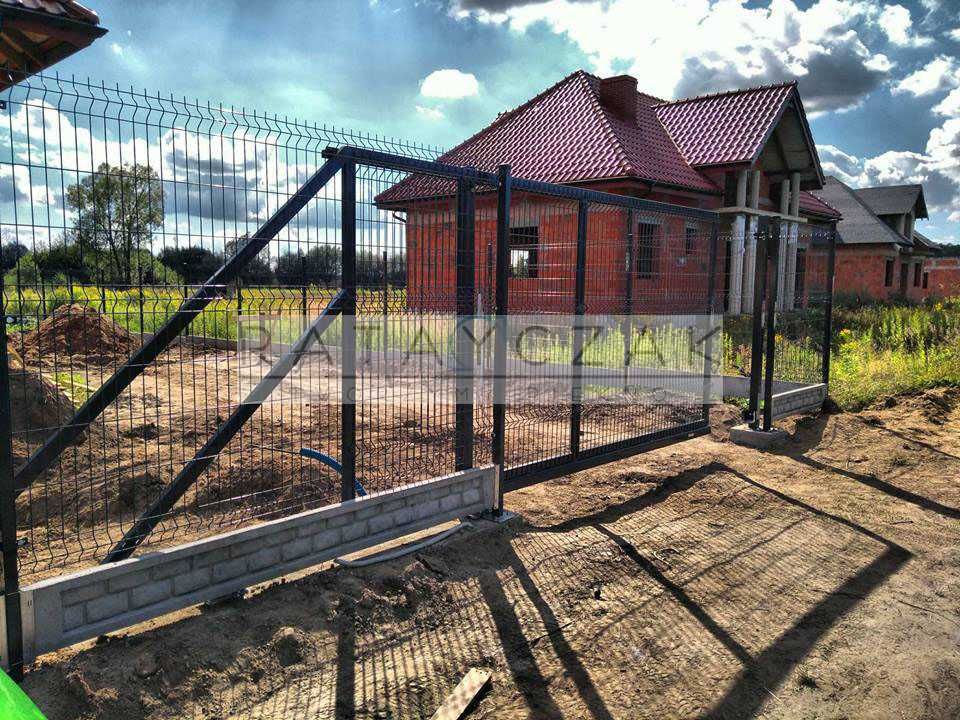 Panel siatkowy ogrodzeniowy Panele systemowe Ogrodzenie Panelowe 1,53m