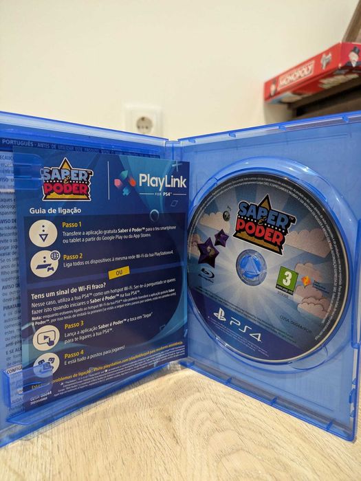 Saber é Poder PS4 jogo