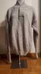 Sweter szary 80% wełny rozmiar M