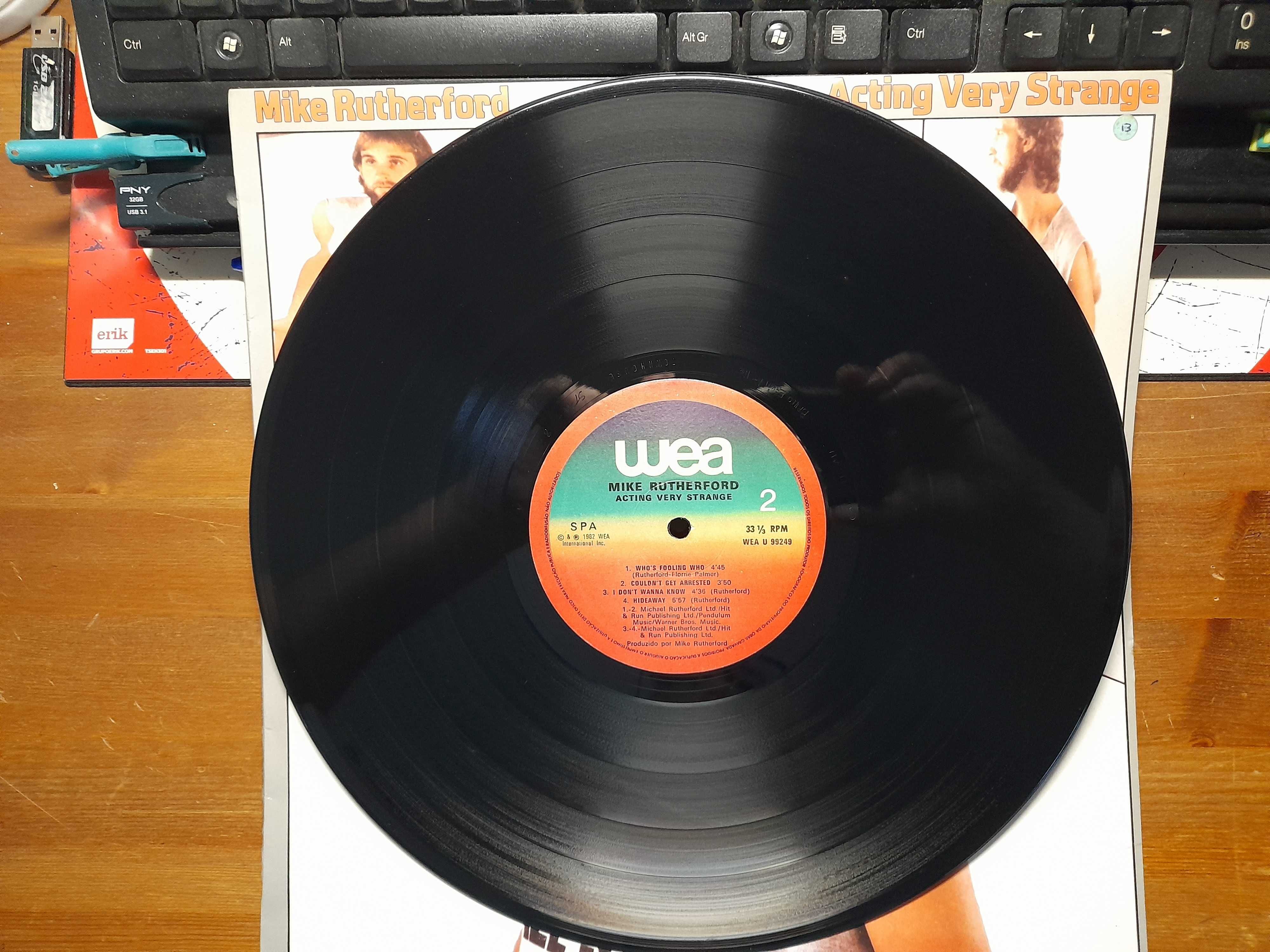 Disco Vinil   gravação original  1982  Mike Rutherford , banda Genesis