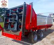 Rozrzutnik 8 Ton adapter pionowy + klapa + posuw hydrauliczny ROLTRANS