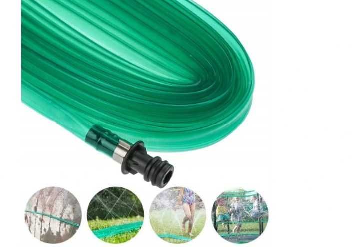 Wąż ogrodowy zraszający MagicFlex zraszacz 15m Zielony Elastyczny