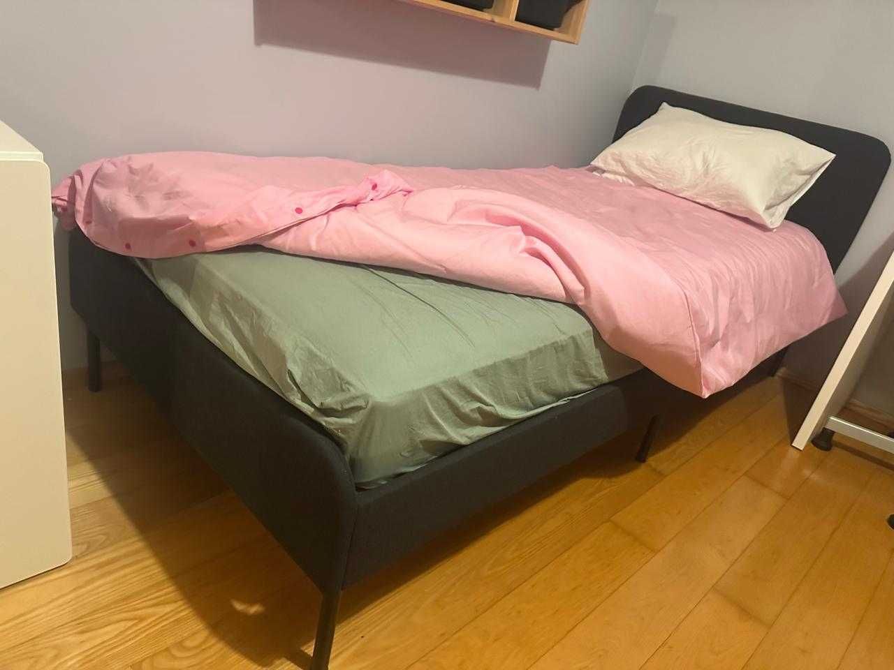 Novíssimo! Imperdível! Cama de solteiro SLATTUM com colchão VESTEROY.