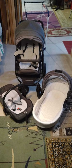 Wózek dzięcięcy 3 w 1 Camarelo szary