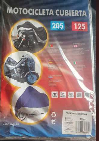 Antykorozyjny Pokrowiec MOTOCYKL/SKUTER/ROWER  205x125cm szary