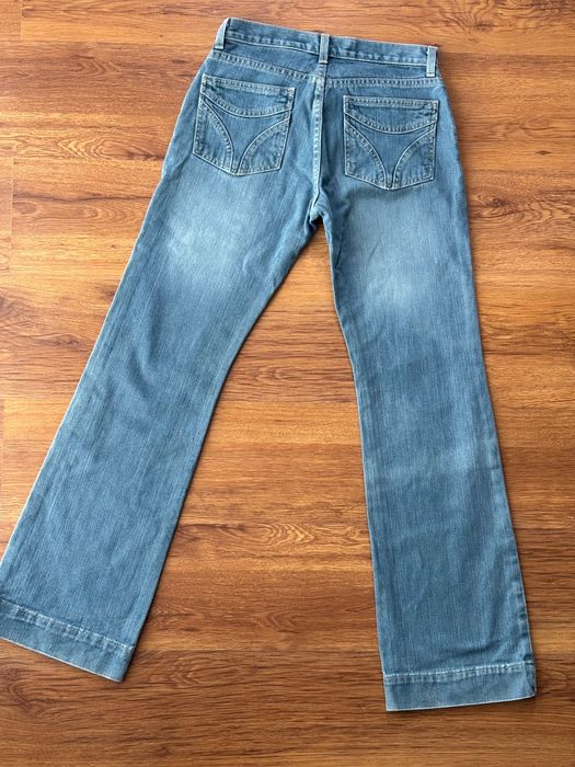 Spodnie damskie jeansy Gap dzwony długie 10 36/38