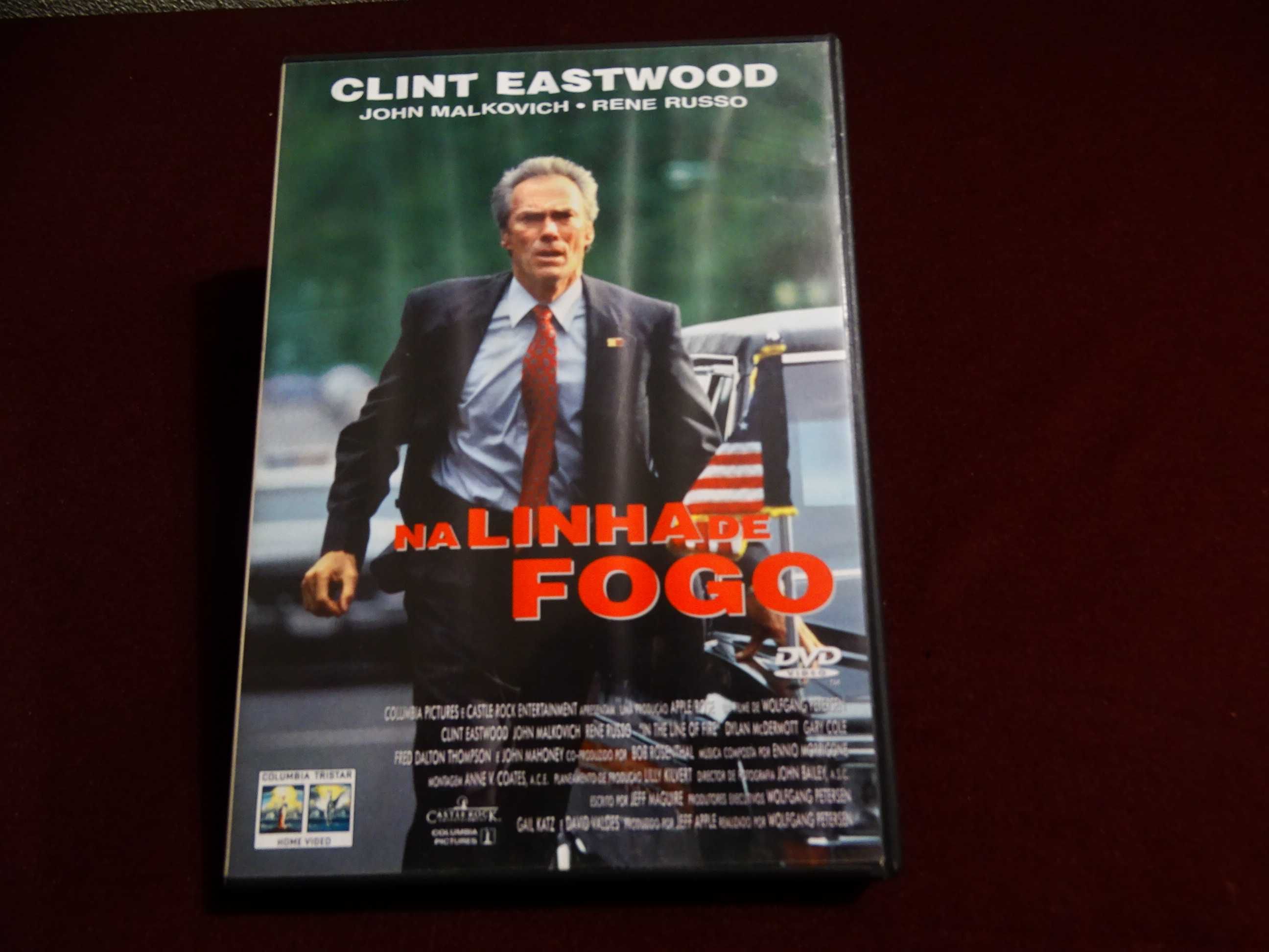 DVD-Na linha de fogo-Clint Eastwood