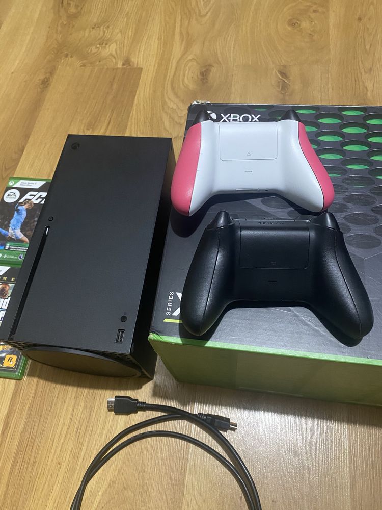 Konsola Microsoft Series X 2Pady+Gta5 FC24 Okablowanie 100% Sprawna