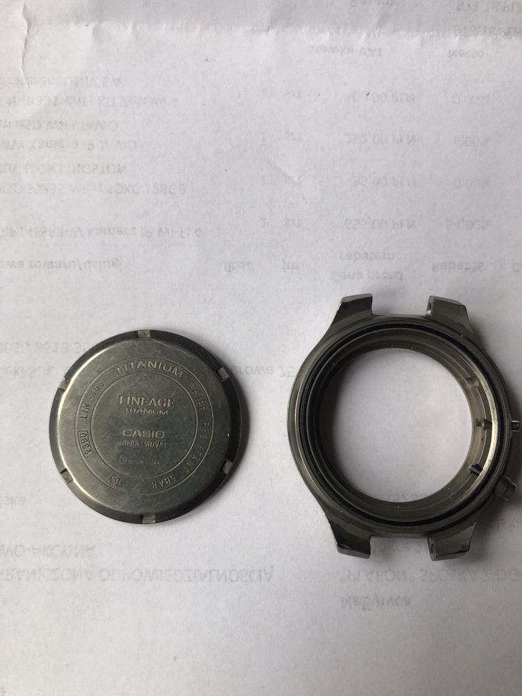 Koperta zegarka Casio Lin-165 Lineage titanium