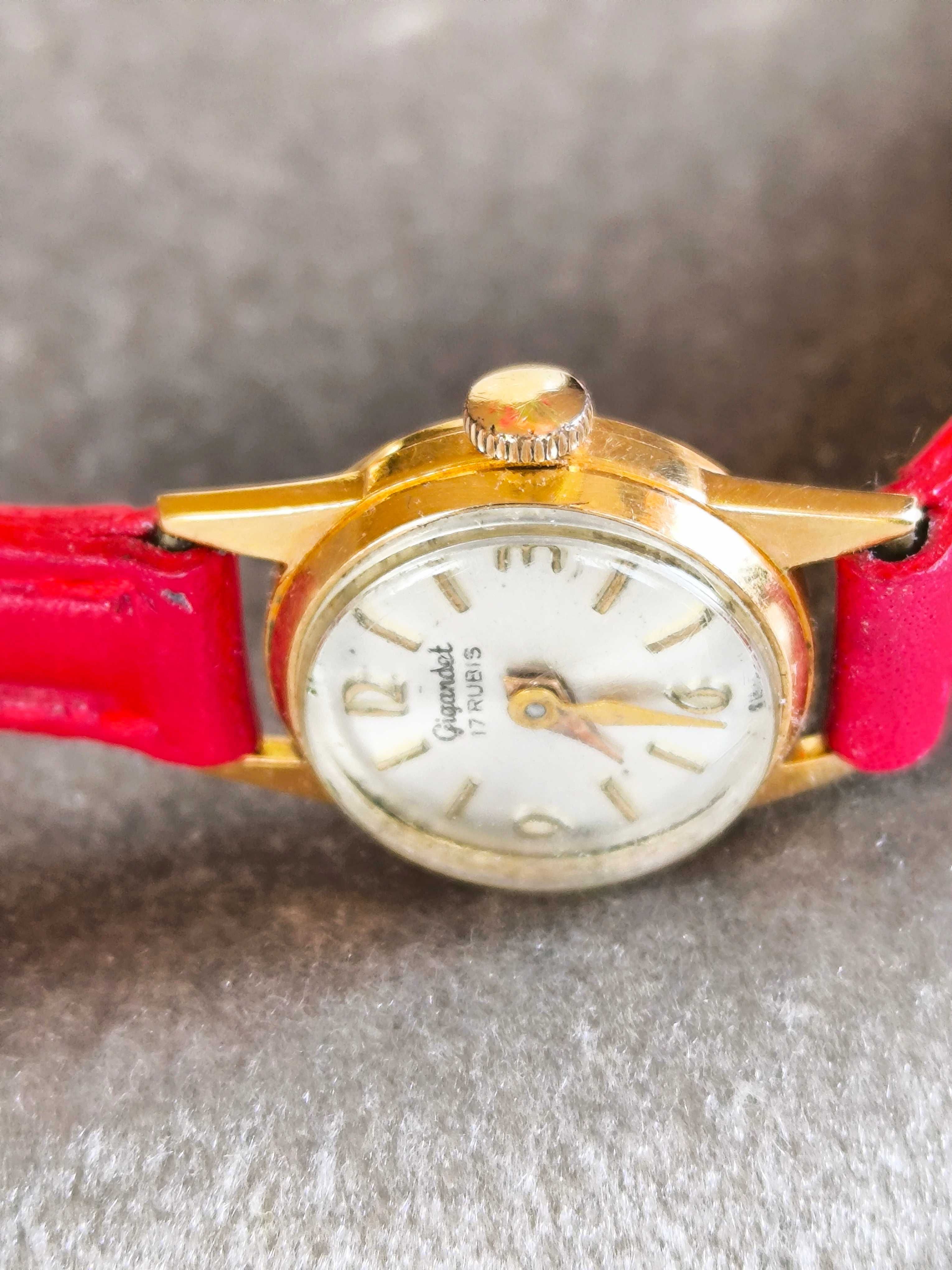 Złoty damski zegarek Gigandet 18k 0,750 , Rarytas kolekcjonerski