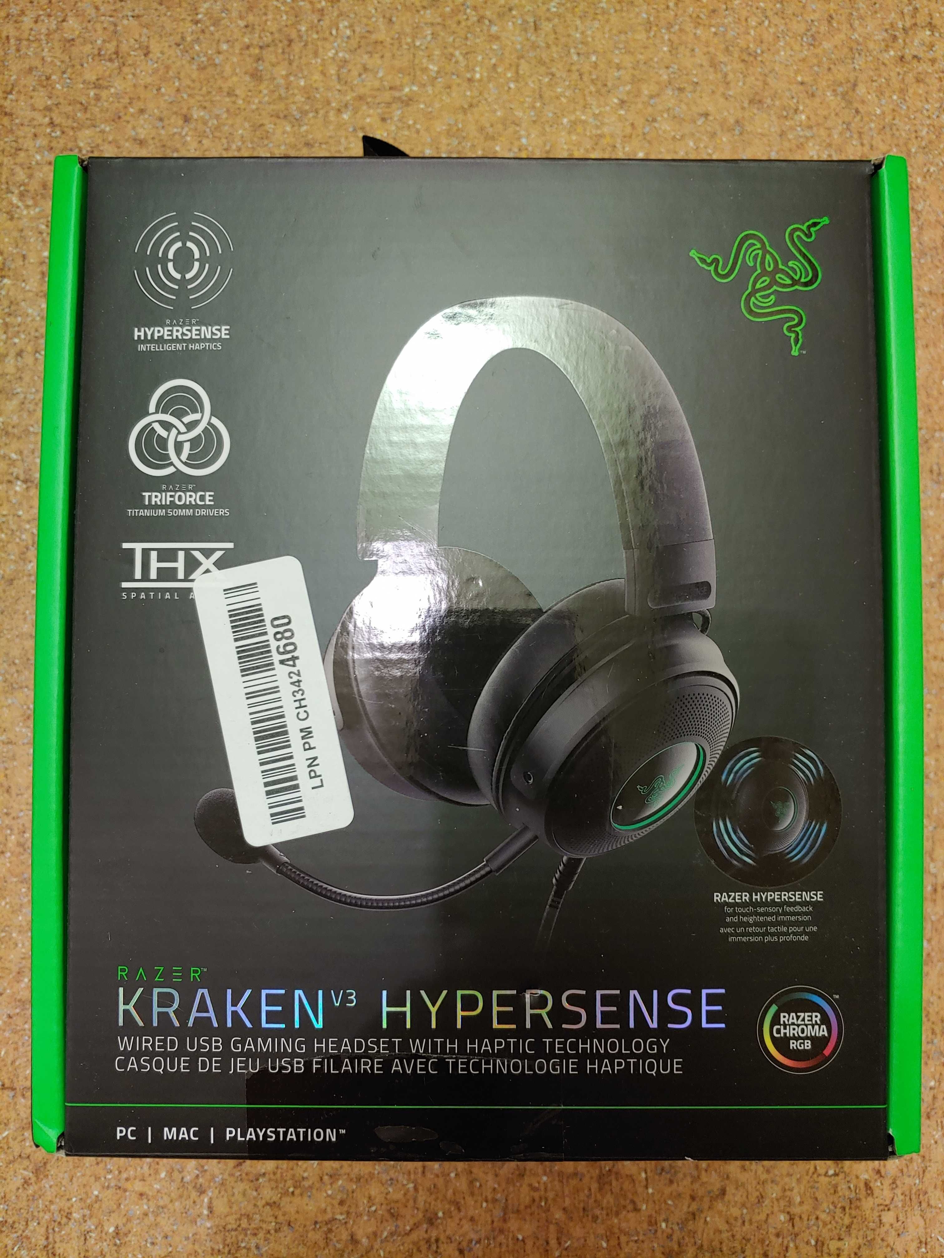 Игровые наушники Razer Kraken V3 Hypersense