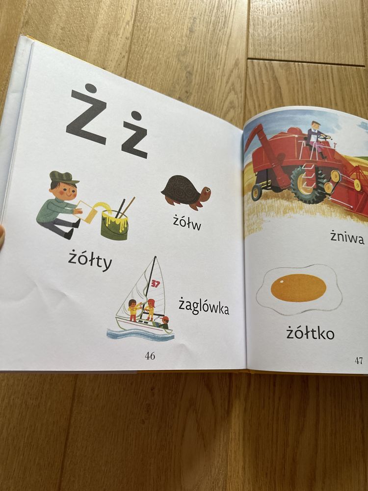 Książka ilustrowana dla dzieci-Alfabet, wydawnictwo Olesiejuk