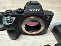 Aparat Sony A7II +  85mm f1,8  + Adapter Canon EF + GRIP + 5 baterii
