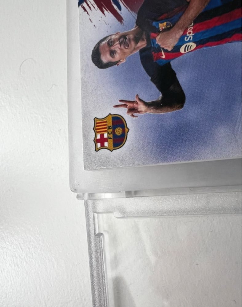 Lewandowski relic /50 Topps match worn fc Barcelona 125