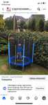 Trampolina  bardzo dobry  stan dla  dziecka w wieku od 4-10 l140 cm
