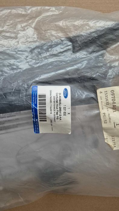 Chlapacze oryginalne  przednie i tylne do Ford Fiesta mk7.