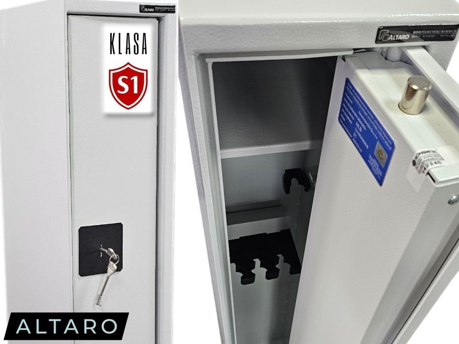 Szafa na BROŃ S1 • sejf na broń długą i krótką • Mieści OPTYKĘ • 150P3