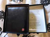 GENEVIAN eleganckie skórzane etui na wizytówki/karty kredytowe. TANIO!