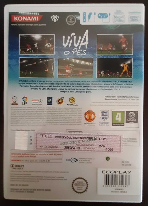 Wii JOGO - PES 2013