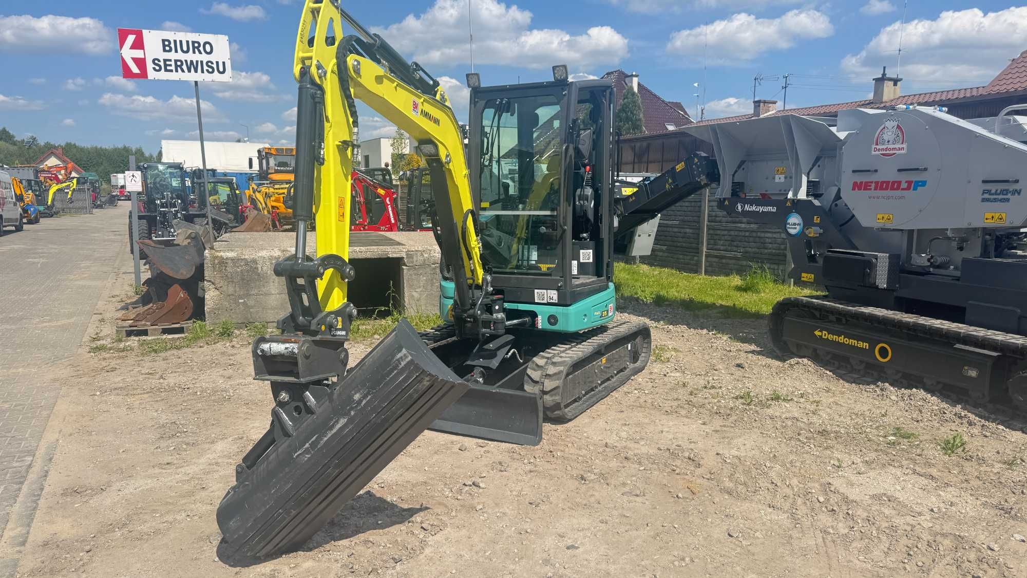Ammann AMX35 mini koparka 3.5 t silnik Kubota; szwajcaria