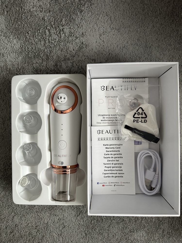 Beautifly B-Hydrapeel Pro hydrabrazja oczyszczanie wodorowe