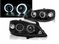 OPEL ASTRA G 2 II LAMPY SOCZEWKOWE BLACK RINGI