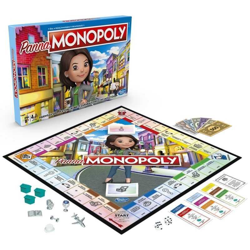 Monopol Hasbro Towarzyska Gra Planszowa Panna Monopoly