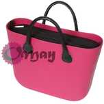 EFEKTOWNY Organizer OBAG STANDARD czarna struktura 2 kieszenie OMAY