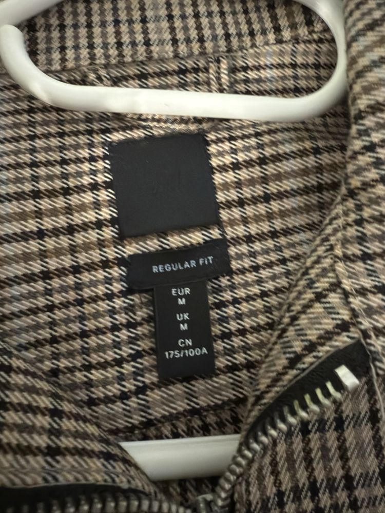 Męska kurtka w kratę M H&M